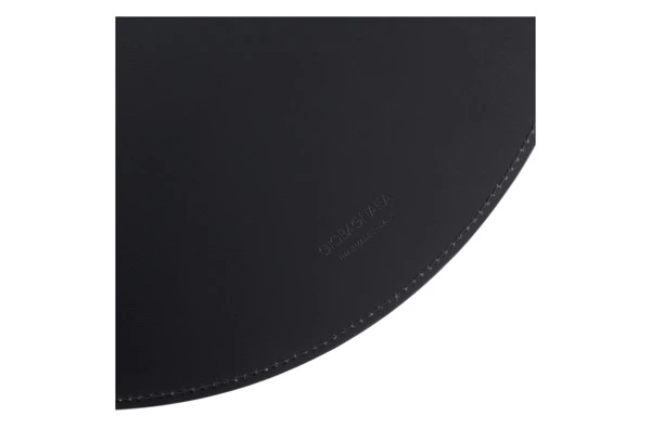 Салфетка подстановочная круглая GioBagnara 40 см, 1 строчка, дымчатая