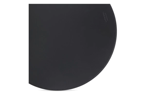 Салфетка подстановочная круглая GioBagnara 40 см, 1 строчка, дымчатая