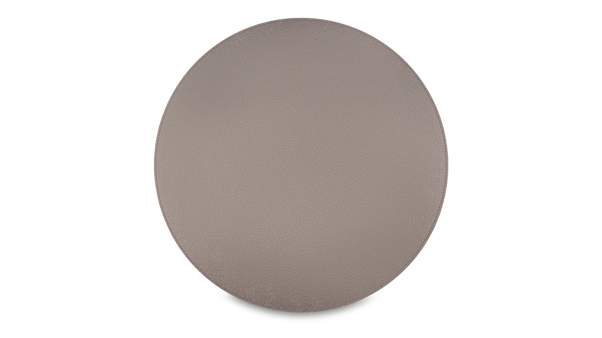 Салфетка подстановочная круглая GioBagnara 40 см, 1 строчка, титан