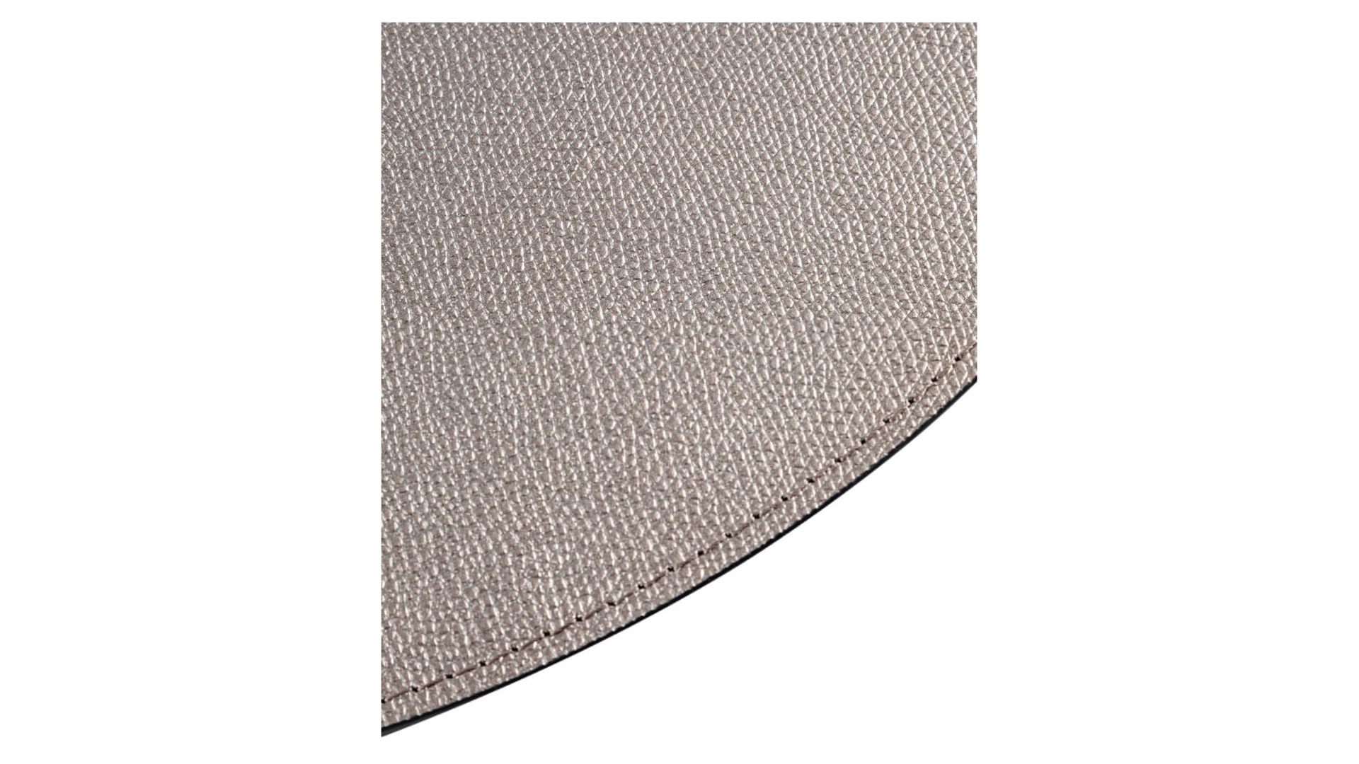 Салфетка подстановочная круглая GioBagnara 40 см, 1 строчка, титан