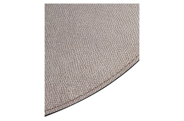 Салфетка подстановочная круглая GioBagnara 40 см, 1 строчка, титан