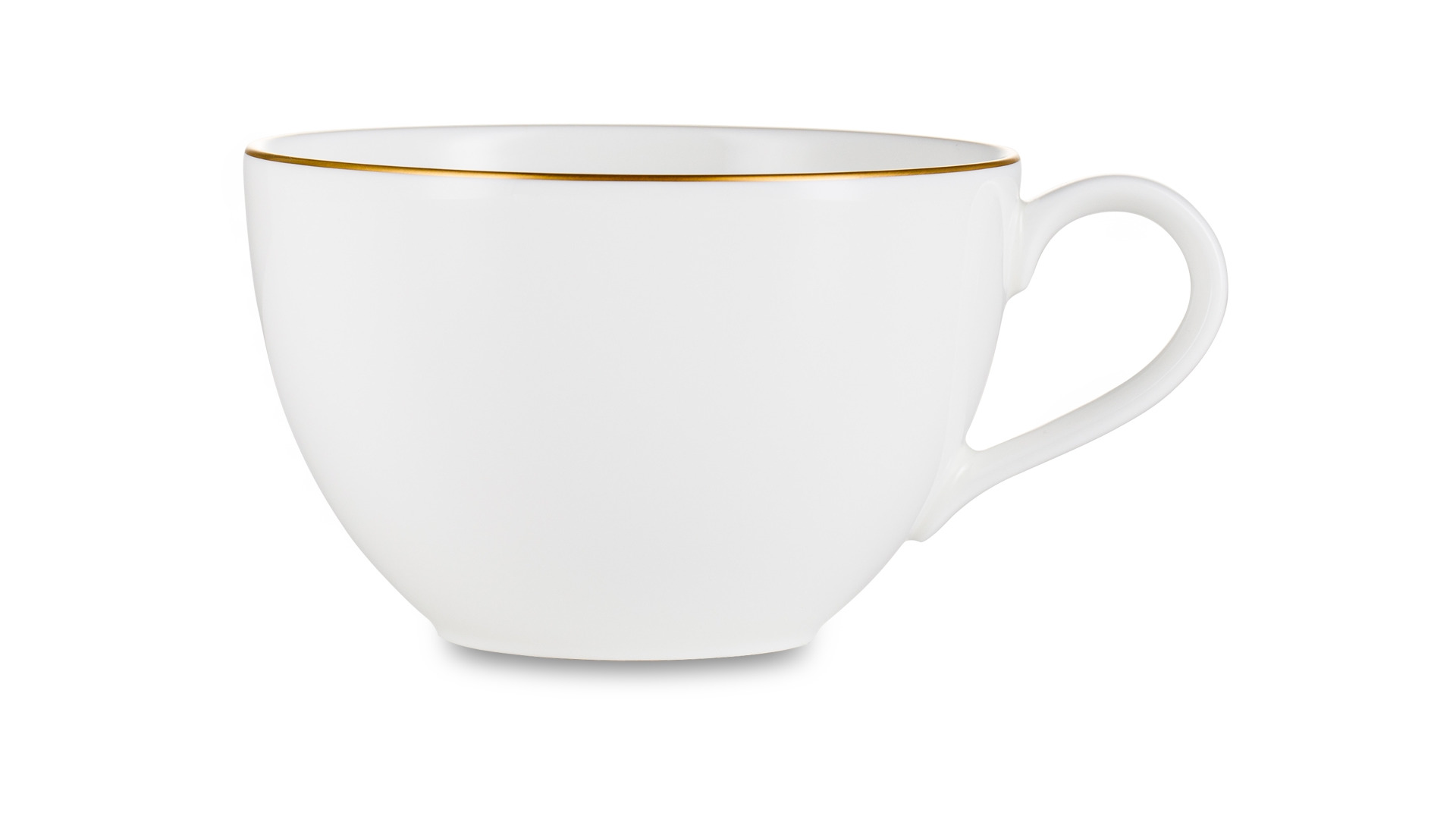 Чашка чайная с блюдцем Narumi Сверкающее Золото 270 мл, фарфор костяной