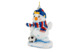 Игрушка елочная Ярославская майолика Снеговик-футболист 8 см, керамика