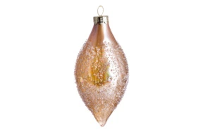Елочная игрушка "Луковка, шар, олива" (стекло), D8 см, в асс.
