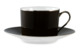 Чашка чайная с блюдцем Legle Под солнцем 150 мл, фарфор, темно-коричневая