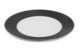 Тарелка обеденная Legle Гусиная лапка 27,5 см, фарфор, черная