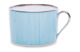Чашка чайная с блюдцем Legle Карбон 250 мл, фарфор, бирюзовая