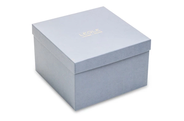 Чашка чайная с блюдцем Legle Гусиная лапка 250 мл, фарфор, черная