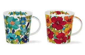 Набор кружек Dunoon Цветочный душ Кернгорм 480 мл, 2 шт, фарфор костяной
