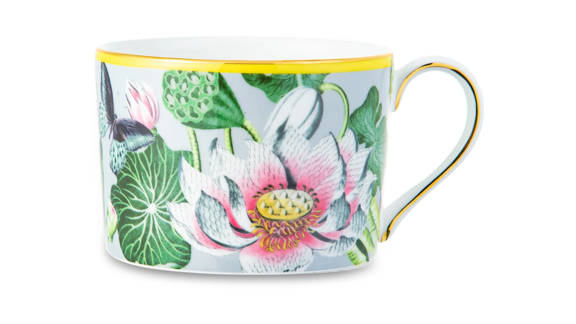 Чашка чайная с блюдцем Wedgwood Вандерласт Водяная лилия 180 мл, фарфор