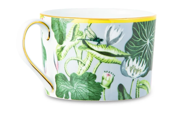 Чашка чайная с блюдцем Wedgwood Вандерласт Водяная лилия 180 мл, фарфор