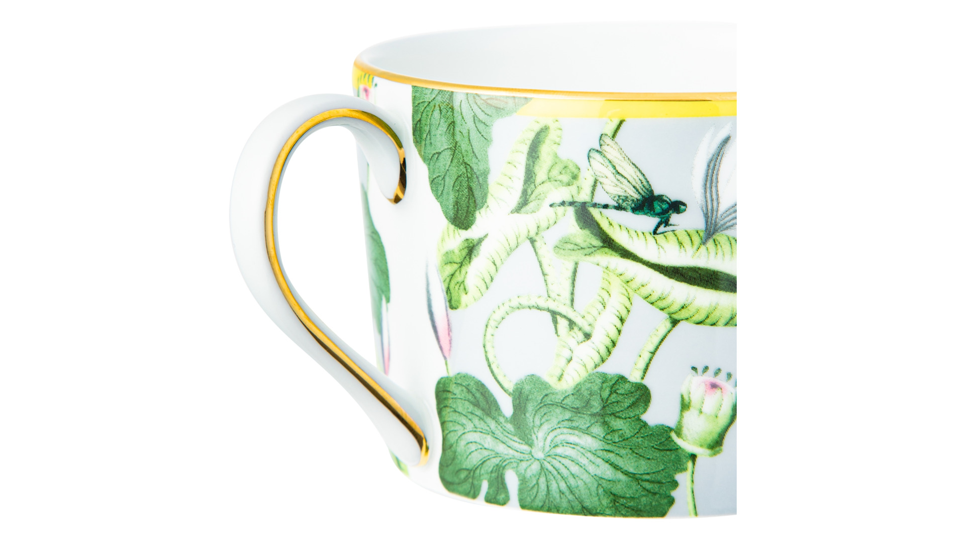 Чашка чайная с блюдцем Wedgwood Вандерласт Водяная лилия 180 мл, фарфор