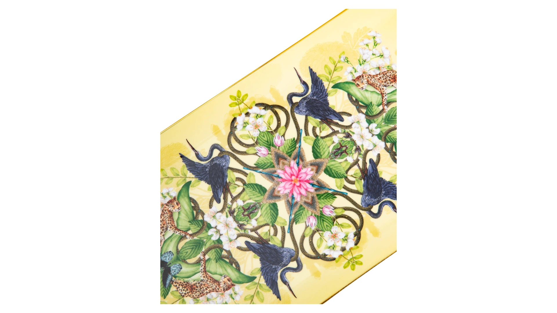 Блюдо прямоугольное Wedgwood Вандерласт Водяная лилия 34х15,5 см, фарфор