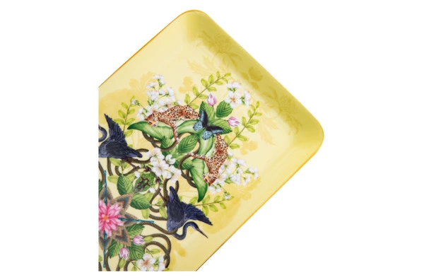 Блюдо прямоугольное Wedgwood Вандерласт Водяная лилия 34х15,5 см, фарфор