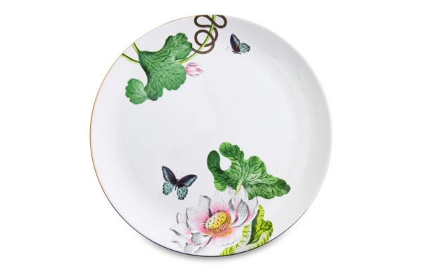 Тарелка обеденная Wedgwood Вандерласт Водяная лилия 27 см, фарфор