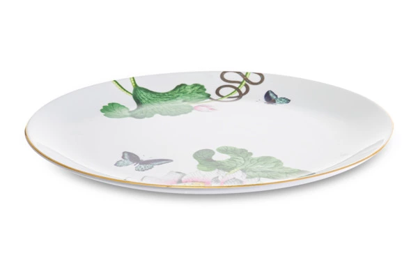 Тарелка обеденная Wedgwood Вандерласт Водяная лилия 27 см, фарфор