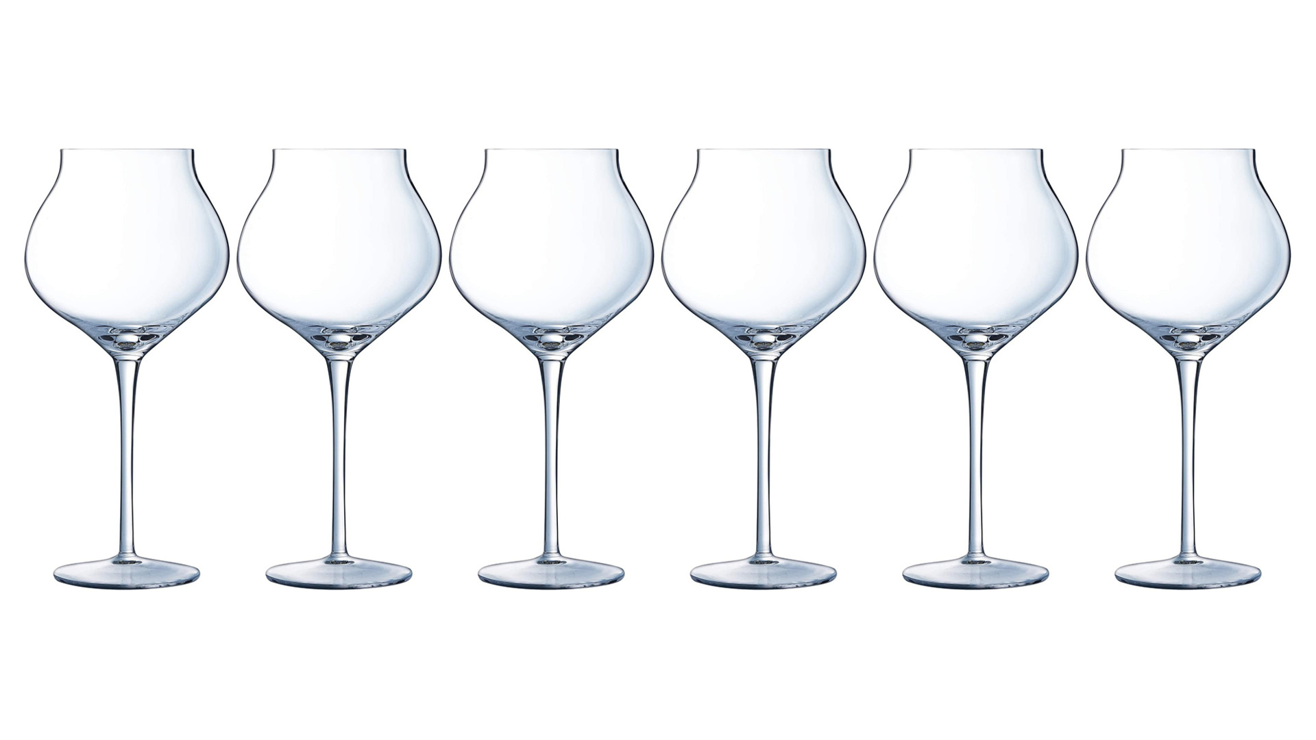 Набор бокалов для вина Chef Sommelier Macaron Fascination 400 мл, 6 шт, стекло, п/к