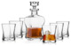 Набор для виски Krosno Автограф 7 предметов, штоф 500 мл, стаканы для виски  290 мл 6шт, стекло, п/к