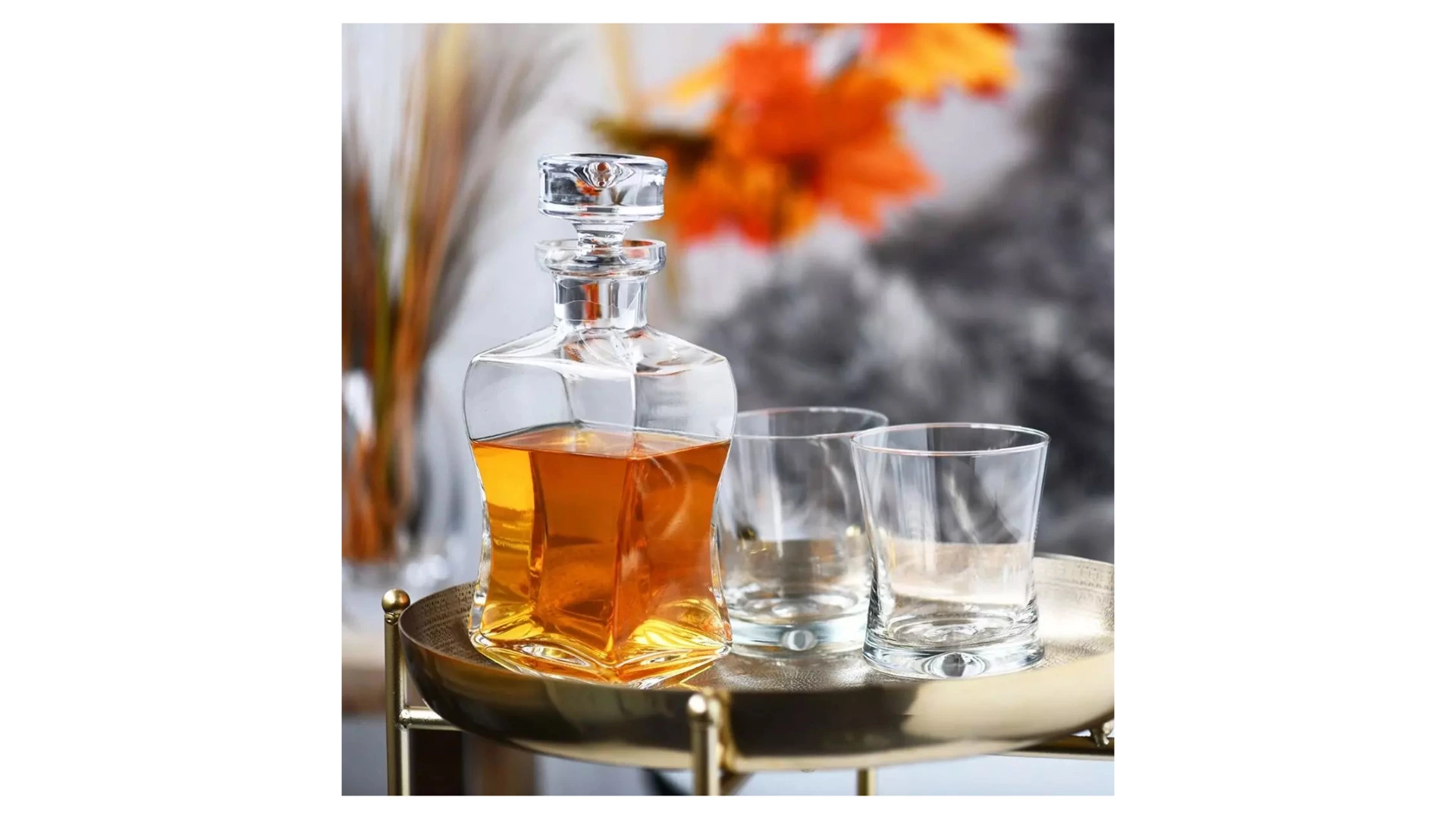 Набор для виски Krosno Автограф 7 предметов, штоф 500 мл, стаканы для виски  290 мл 6шт, стекло, п/к