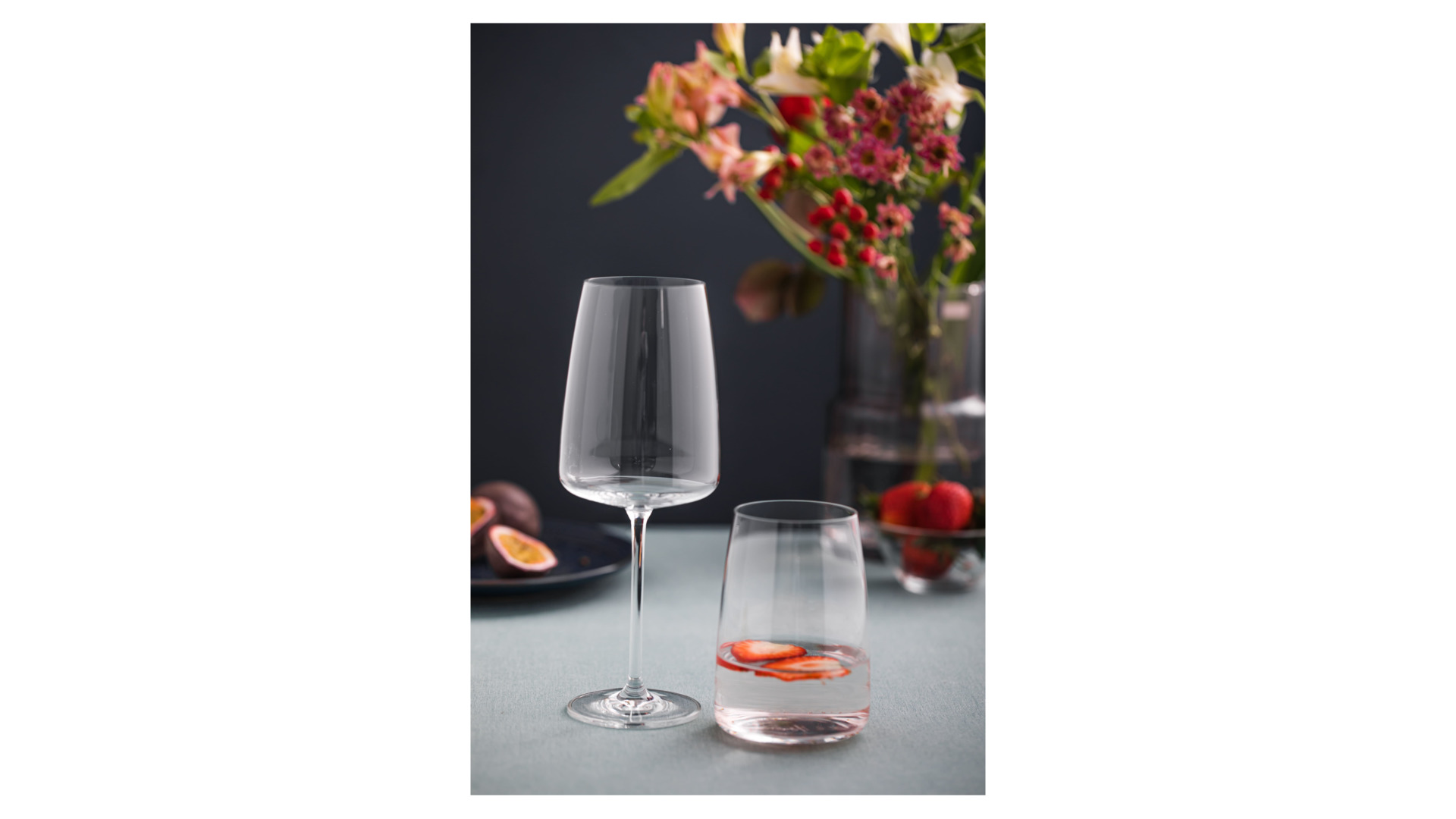 Набор Zwiesel Glas Vivid Senses из 4 бокалов для красного вина 660 мл и 4 стаканов для воды 500 мл,