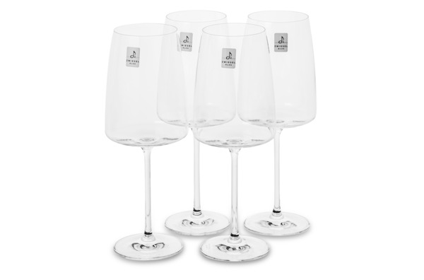 Набор Zwiesel Glas Vivid Senses из 4 бокалов для красного вина 535 мл и 4 стаканов для воды 500 мл,