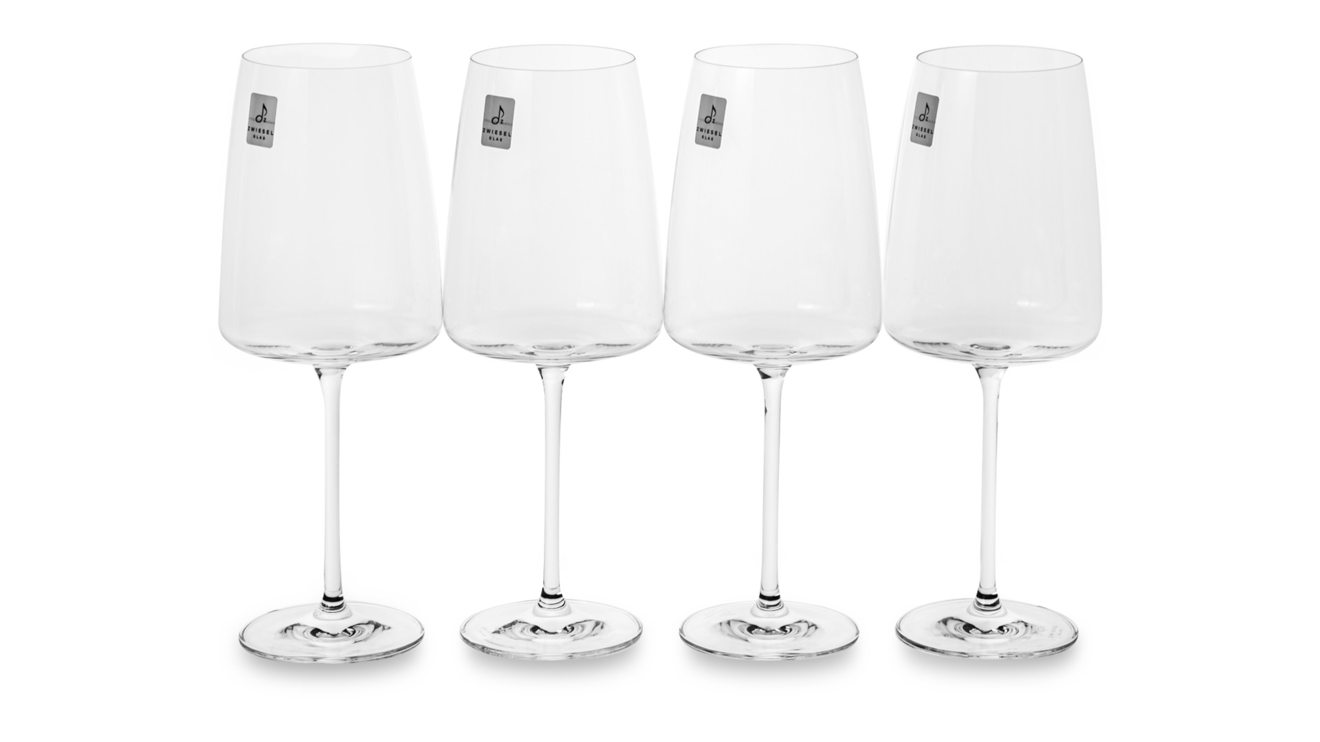 Набор Zwiesel Glas Vivid Senses из 4 бокалов для красного вина 535 мл и 4 стаканов для воды 500 мл,