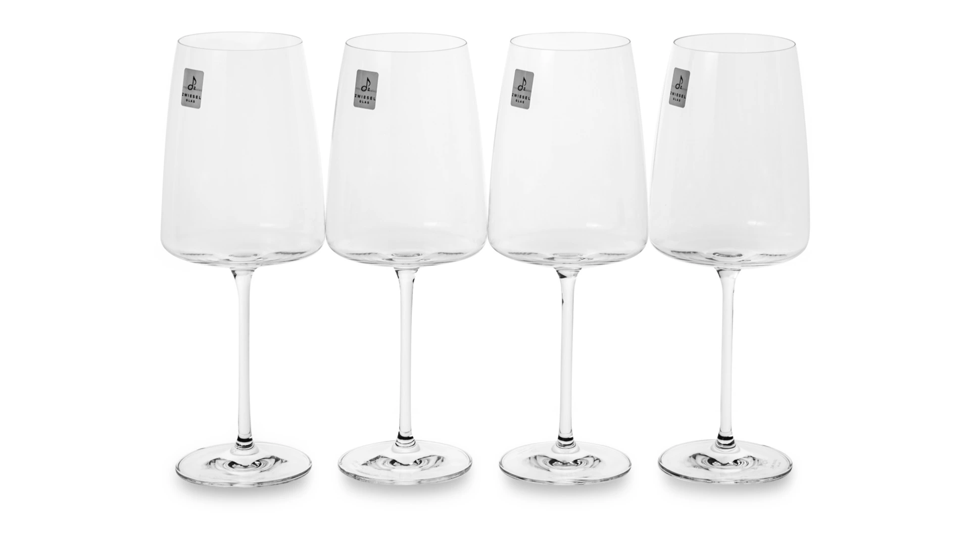 Набор Zwiesel Glas Vivid Senses из 4 бокалов для красного вина 535 мл и 4 стаканов для воды 500 мл,