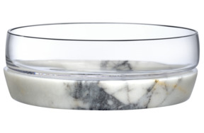 Чаша для закусок Nude Glass Прохлада 15 см, h6 см, хрусталь, мрамор