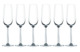 Набор бокалов для шампанского Lucaris Shanghai Soul 250 мл, 6 шт, стекло хрустальное