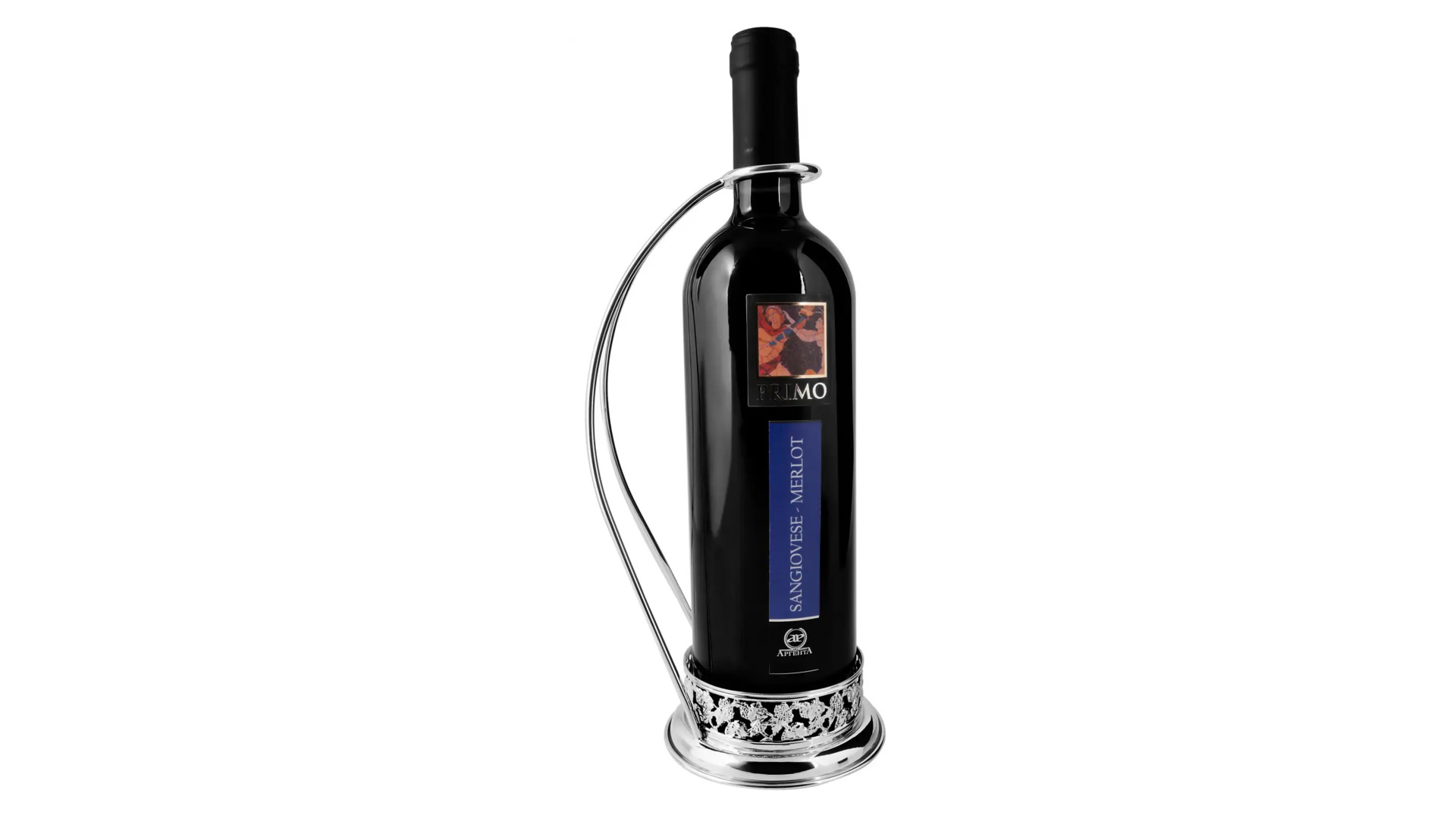 Набор винный в футляре АргентА Classic Виноград 145,44 г, 3 предмета, серебро 925