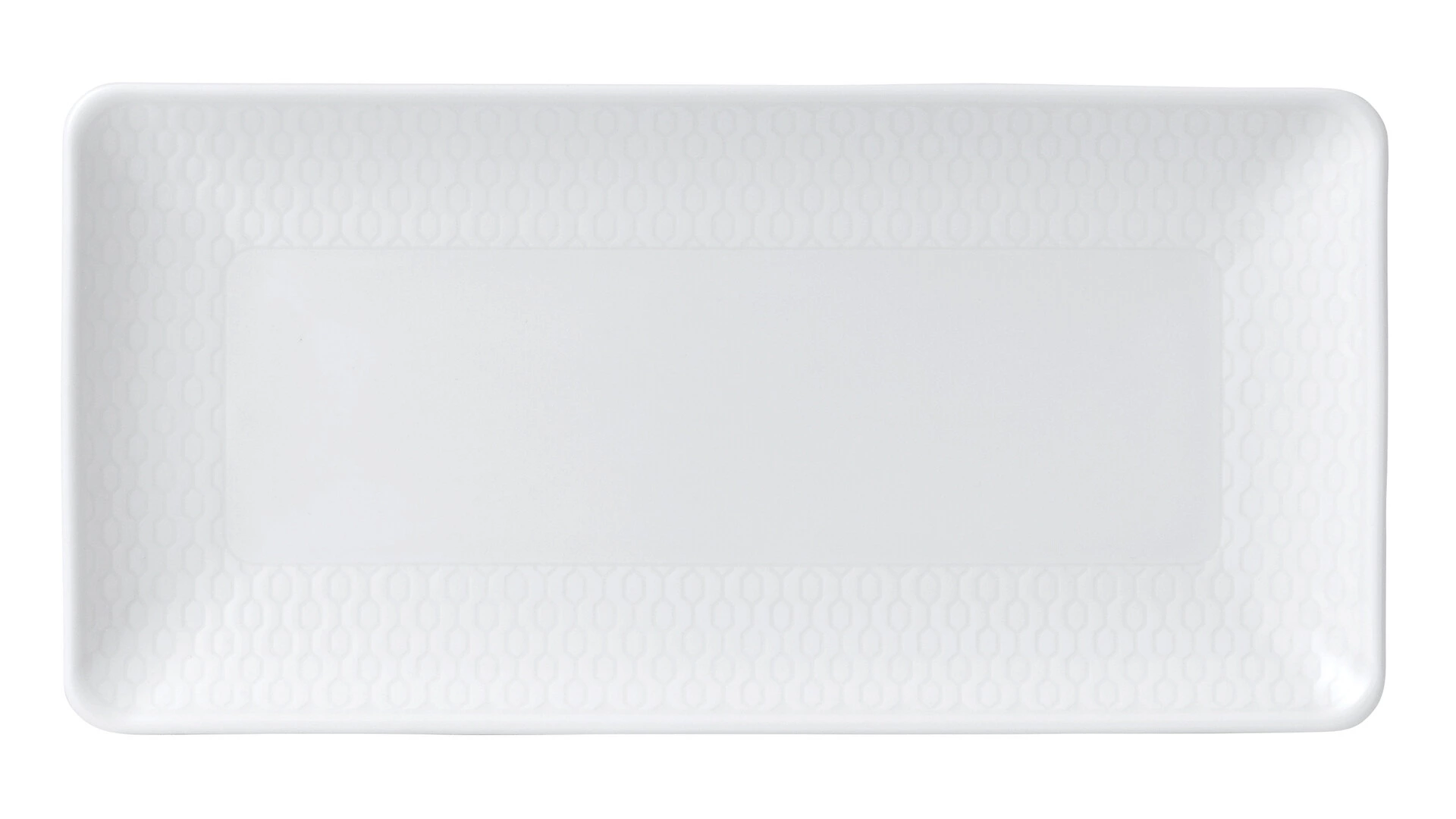 Блюдо прямоугольное Wedgwood Джио 21 см, фарфор костяной