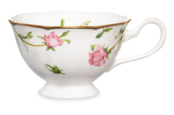 Сервиз чайный Narumi Цветущая Роза на 6 персон 21 предмет, фарфор костяной
