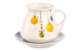 Чашка чайная с блюдцем Терра Керамос Турка Рождество, подглазурная роспись, фарфор твердый