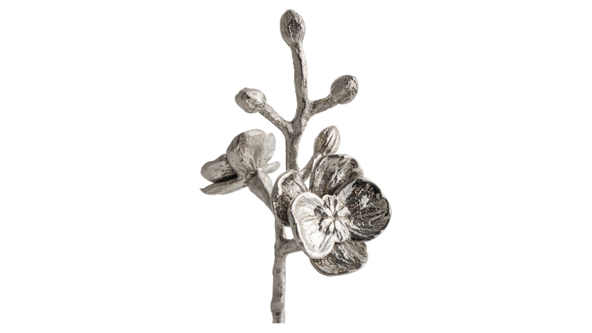 Набор солонка и перечница Michael Aram Белая орхидея 20 см, сталь нержавеющая, фарфор