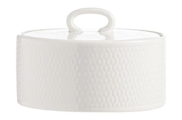 Сахарница Wedgwood Джио 10 см, фарфор костяной