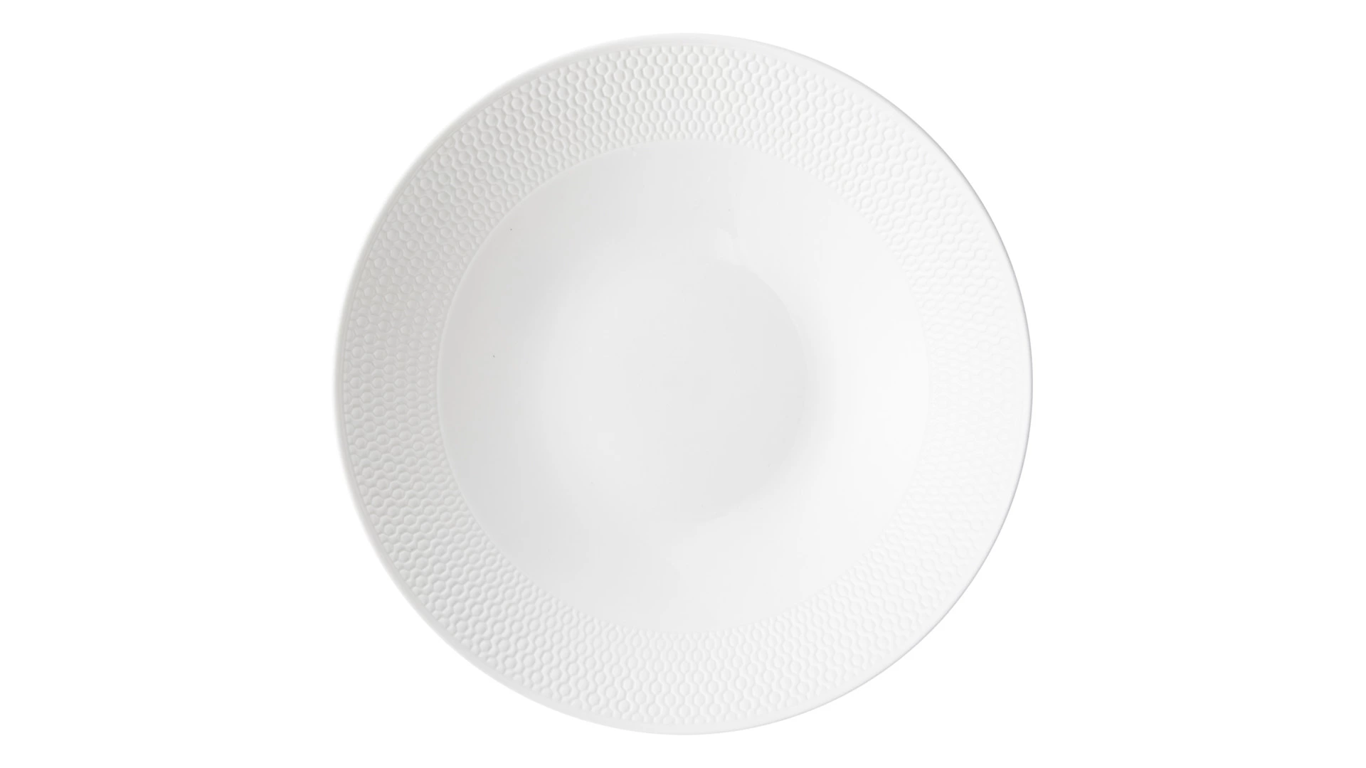 Тарелка для пасты Wedgwood Джио 23,5 см, фарфор костяной