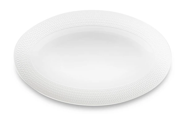 Блюдо овальное Wedgwood Джио 26х15,5 см, фарфор костяной