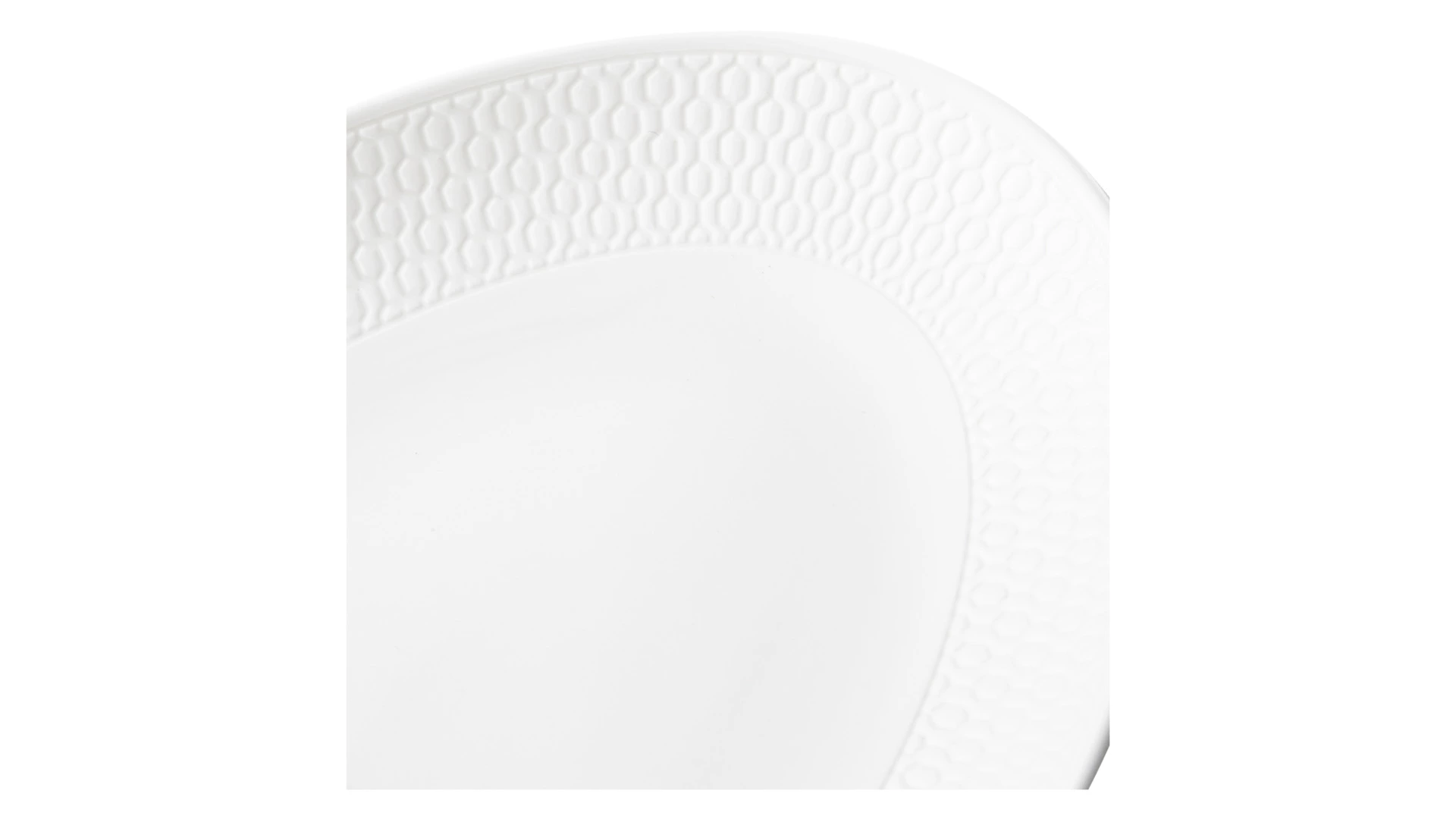 Блюдо овальное Wedgwood Джио 26х15,5 см, фарфор костяной