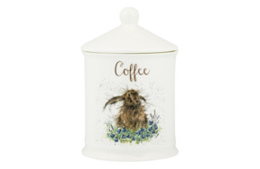Банка для кофе с крышкой Royal Worcester Забавная фауна Кролик 10х14,5 см