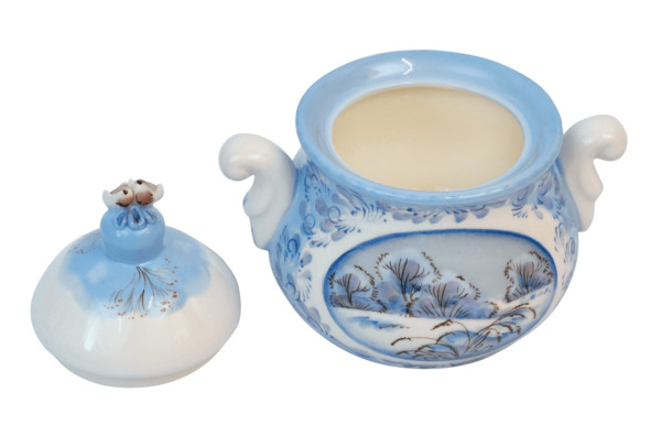 Сервиз чайный Семикаракорская керамика Рождественский на 6 персон 16 предметов, фаянс
