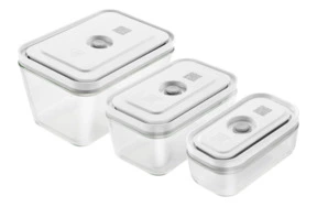 Набор контейнеров для вакуумного хранения Zwilling Fresh&Save размер S/M/L, 3 шт, стекло, п/к