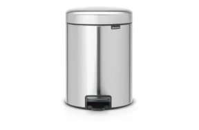 Ведро для мусора с педалью Brabantia NewIcon Н29 см, 5 л, сатинированный хром