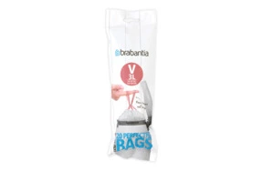 Пакет для мусорного бака с завязками Brabantia PerfectFit V 2-3 л, 20 шт в рулоне