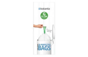 Пакет для мусорного бака с завязками Brabantia PerfectFit G 30 л, 20 шт в рулоне