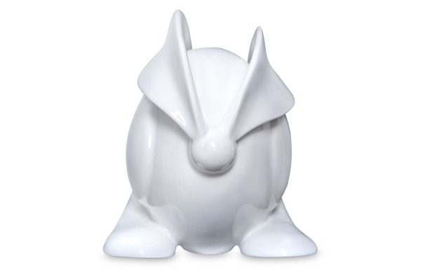 Скульптура Rupor Кролик Авангард 13 см, фарфор твердый, белый