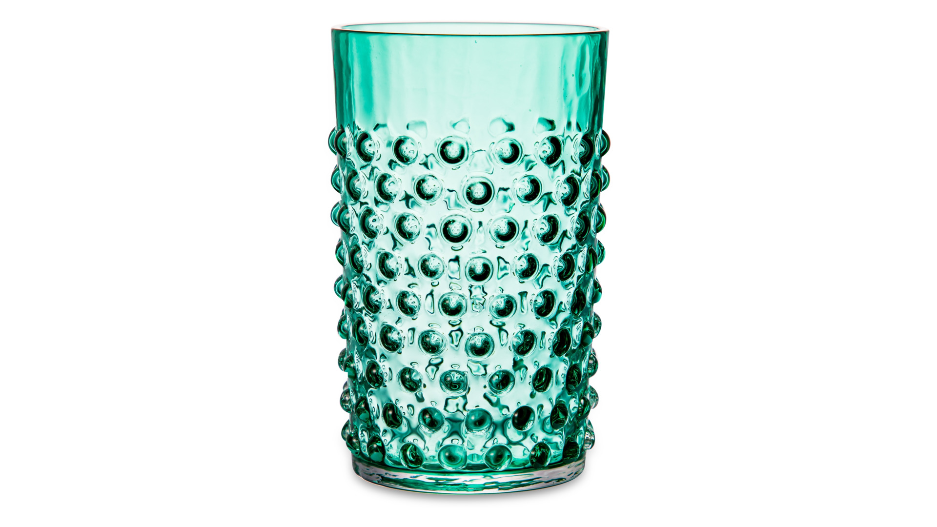 Набор стаканов для воды Klimchi Гвоздь 200 мл, 2 шт, богемское стекло, изумрудный