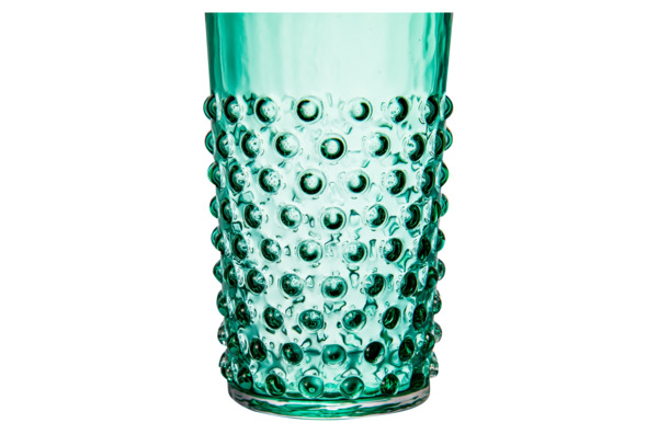 Набор стаканов для воды Klimchi Гвоздь 200 мл, 2 шт, богемское стекло, изумрудный