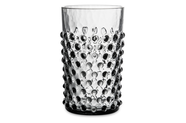 Набор стаканов для воды Klimchi Гвоздь 200 мл, 2 шт, богемское стекло, серый