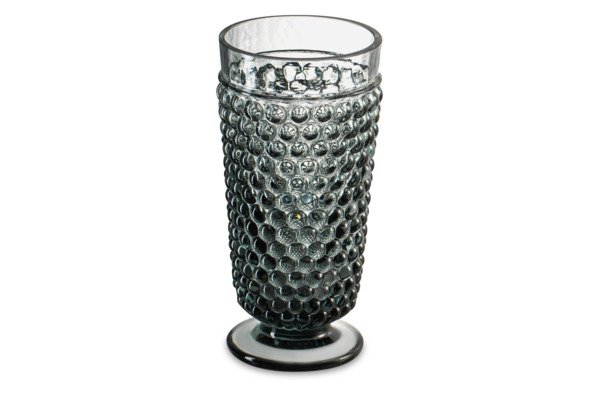 Набор бокалов для воды Klimchi Гвоздь 300 мл, 2 шт, богемское стекло, серый
