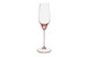 Набор фужеров для игристого вина Klimchi Тени 240 мл, 2 шт, богемское стекло, розовый